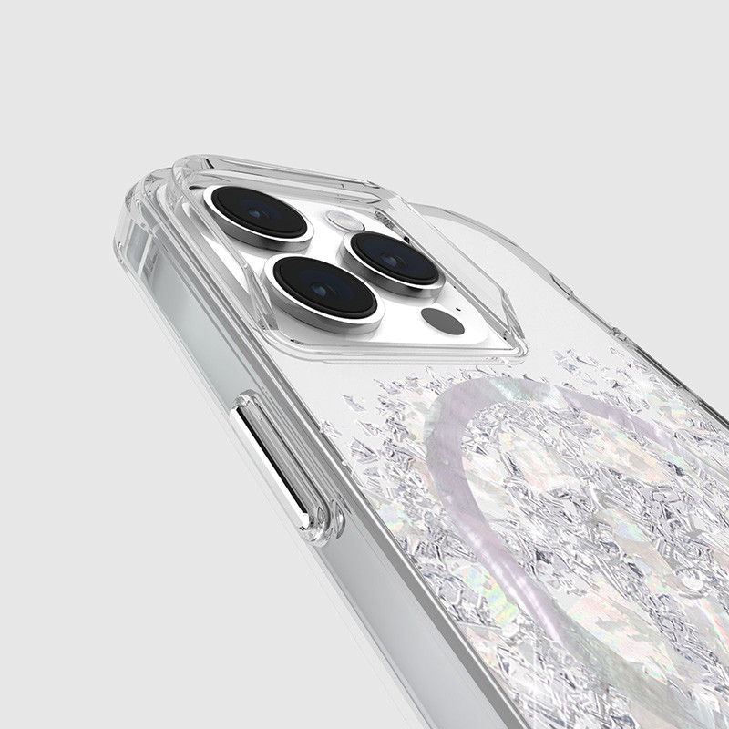 Etui Do iPhone 15 Pro Zdobione Masą Perłową...