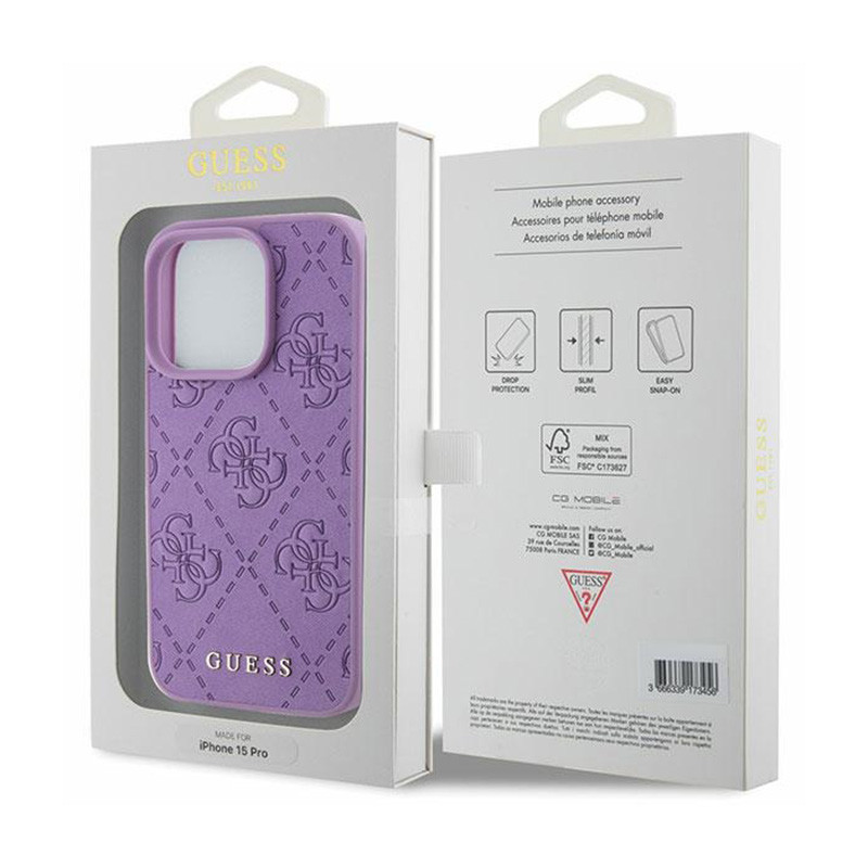 Etui Do iPhone 15 Pro Max Guess Leather 4G...