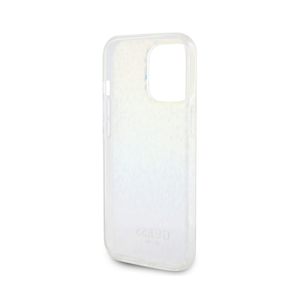Etui Do iPhone 15 Pro Max Guess Iml Faceted Mirror Disco Iridescent Przezroczysty