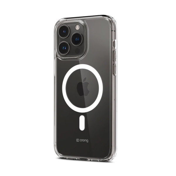 Etui Do iPhone 15 Pro MagSafe Crong Clear Mag Cover Przezroczysty
