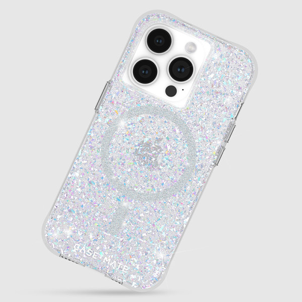 Etui Do iPhone 15 Pro Case-Mate Twinkle MagSafe Przezroczysty