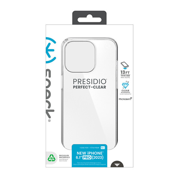 Etui Do iPhone 15 Pro Speck Presidio Perfect-Clear Przezroczysty