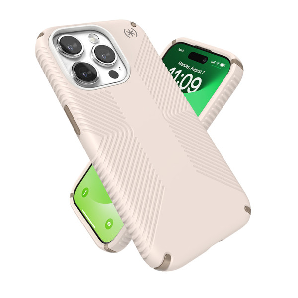 Etui Do iPhone 15 Pro Speck Presidio2 Grip Beżowy