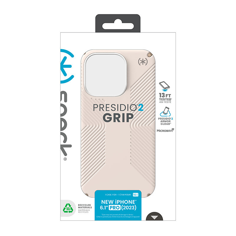Etui Do iPhone 15 Pro Speck Presidio2 Grip Beżowy