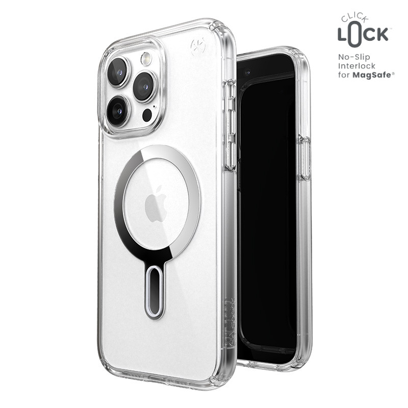 Etui Do iPhone 15 Pro Max Speck Presidio Perfect-Clear Clicklock & MagSafe Przezroczysty