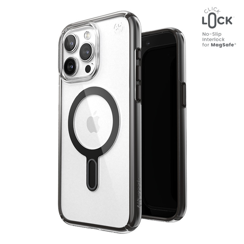 Etui Do iPhone 15 Pro Max Speck Presidio Perfect-Clear Clicklock & MagSafe Przezroczysty