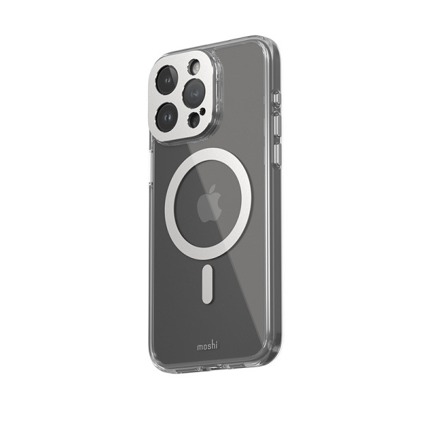 Etui Do iPhone 15 Pro Max Moshi Iglaze MagSafe Srebrny