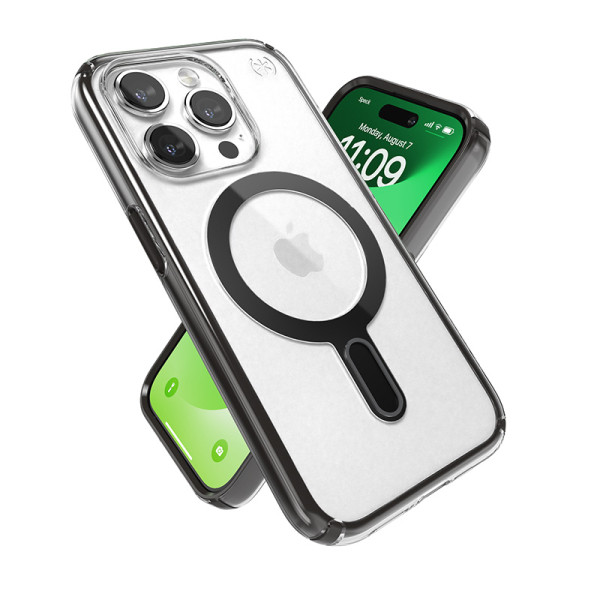 Etui Do iPhone 15 Pro Speck Presidio Perfect-Clear Clicklock & MagSafe Przezroczysty