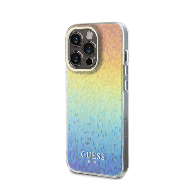 Etui Do iPhone 15 Pro Guess Iml Faceted Mirror...