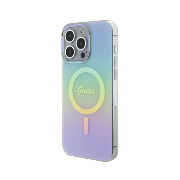 Etui Do iPhone 15 Pro Guess Iml Iridescent MagSafe Wielokolorowy