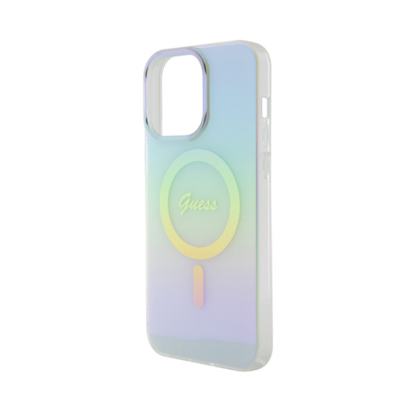 Etui Do iPhone 15 Pro Guess Iml Iridescent MagSafe Wielokolorowy