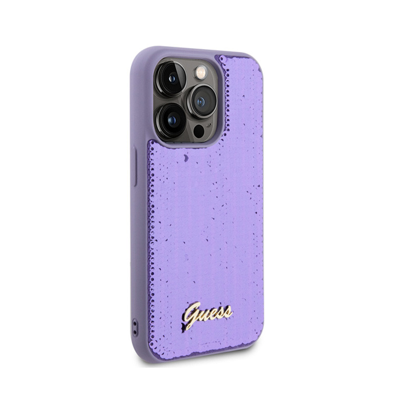 Etui Do iPhone 15 Pro Guess Sequin Script Metal...