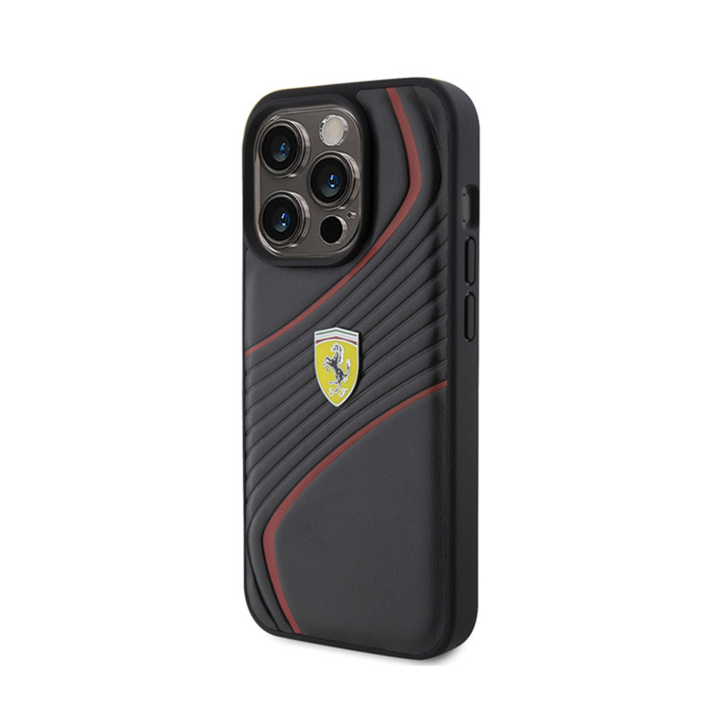Etui Do iPhone 15 Pro Ferrari Twist Metal Logo...