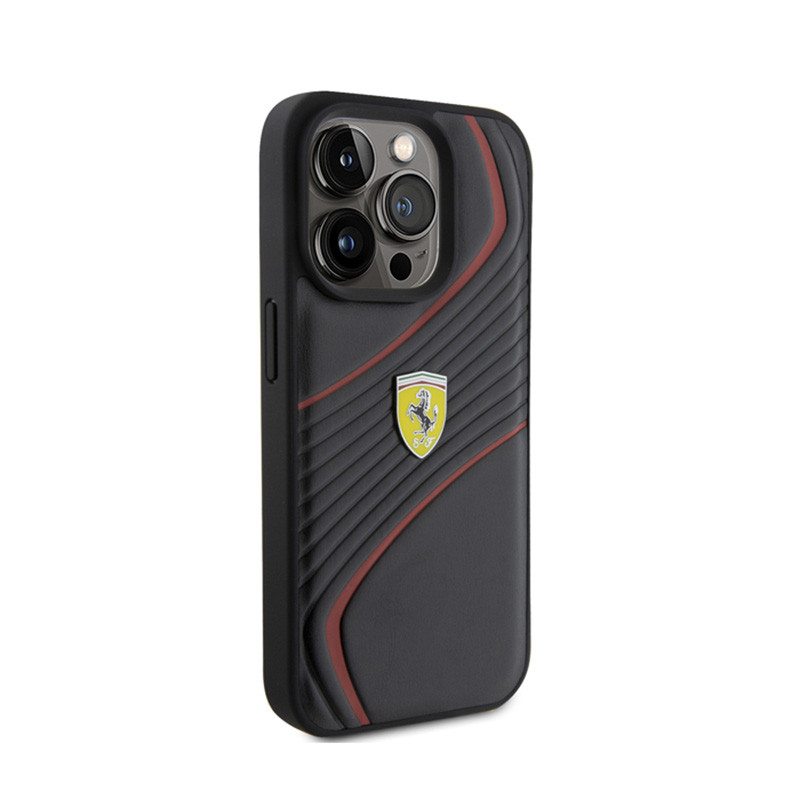 Etui Do iPhone 15 Pro Ferrari Twist Metal Logo...