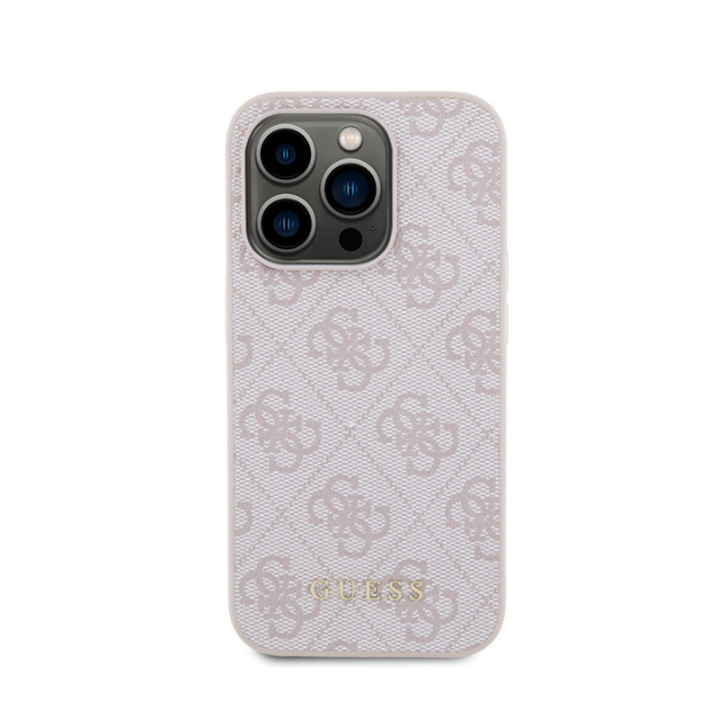 Etui Do iPhone 15 Pro Guess 4G Metal Gold Logo...