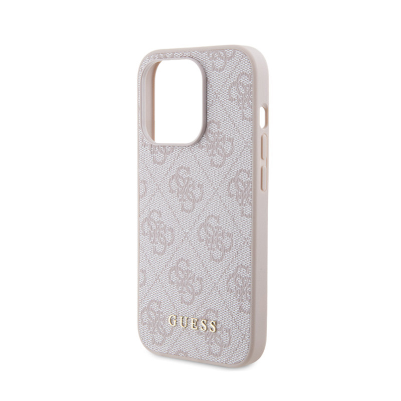 Etui Do iPhone 15 Pro Guess 4G Metal Gold Logo...