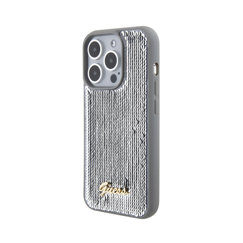 Etui Do iPhone 15 Pro Guess Sequin Script Metal...