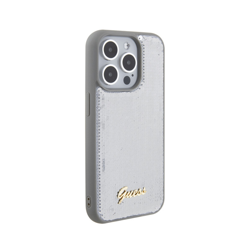 Etui Do iPhone 15 Pro Guess Sequin Script Metal...
