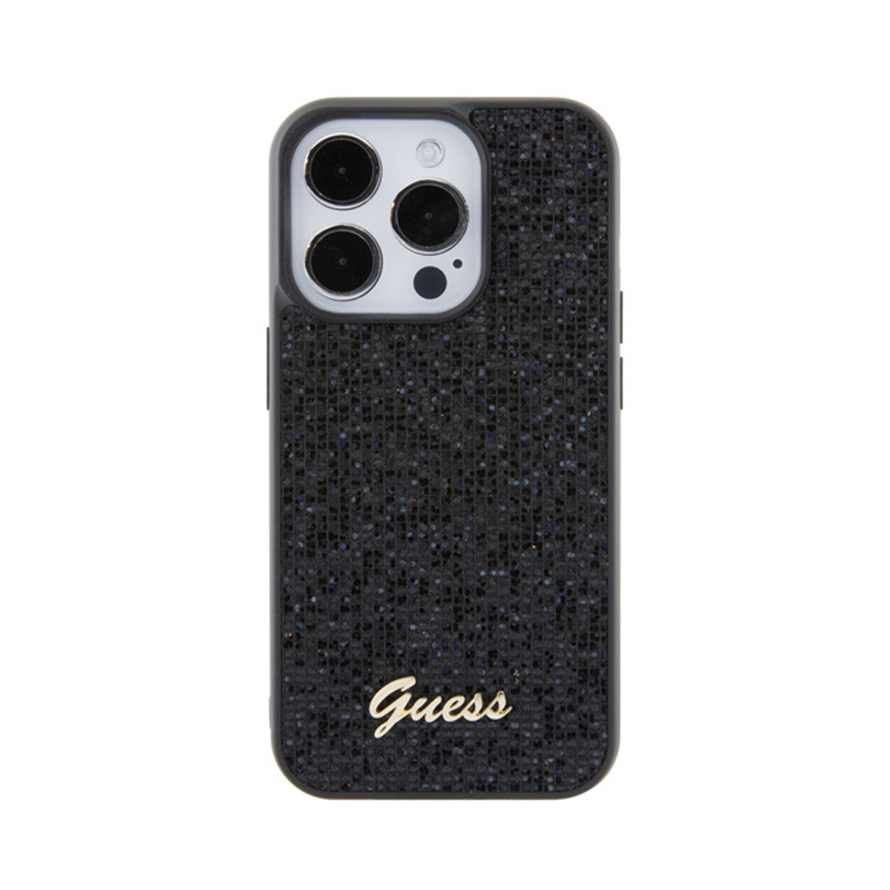 Etui Do iPhone 15 Pro Guess Disco Metal Script...