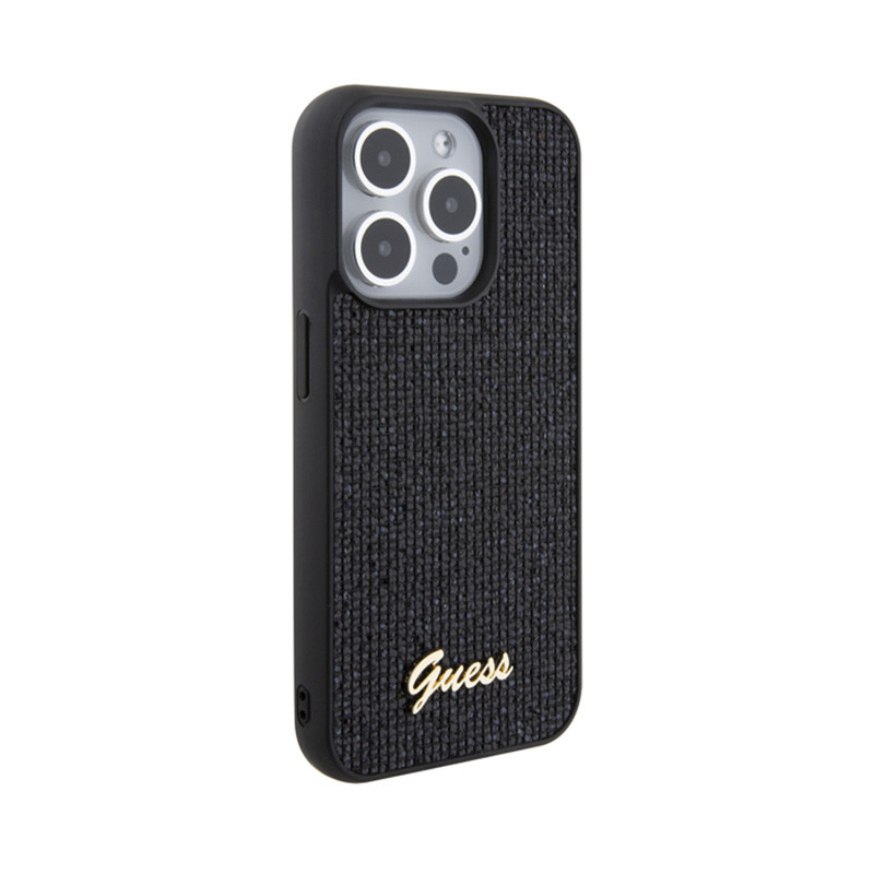 Etui Do iPhone 15 Pro Guess Disco Metal Script...