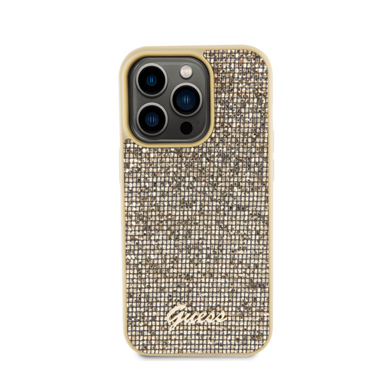 Etui Do iPhone 15 Pro Guess Disco Metal Script...