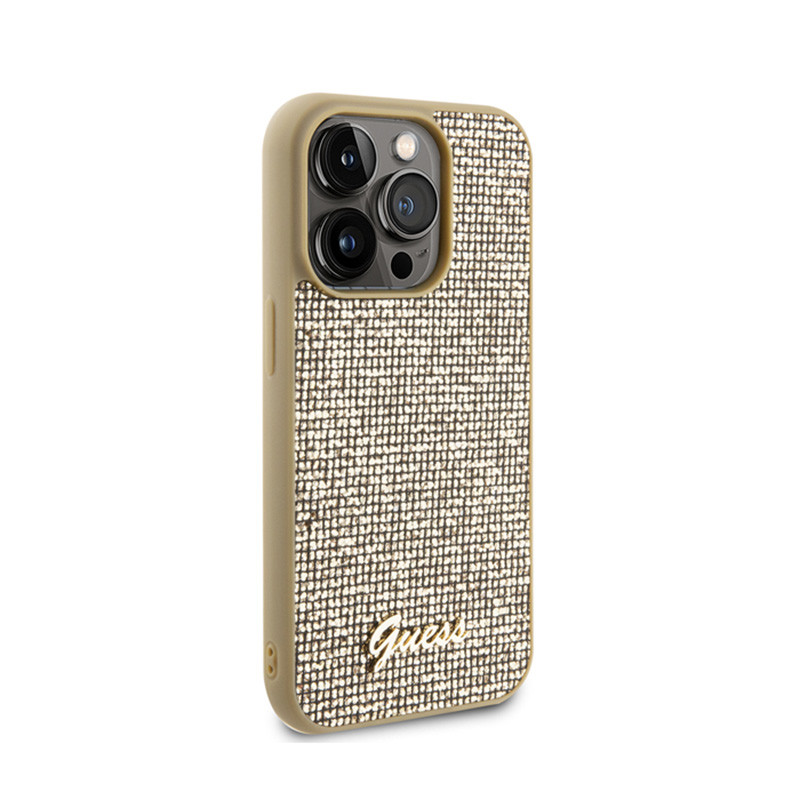 Etui Do iPhone 15 Pro Guess Disco Metal Script...