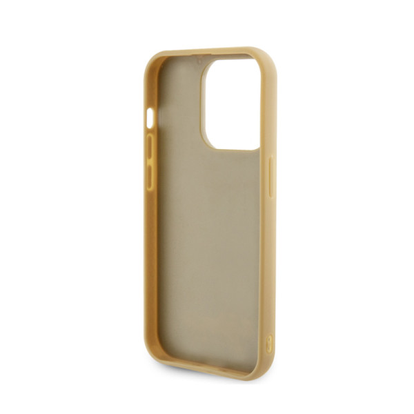 Etui Do iPhone 15 Pro Guess Disco Metal Script Złoty