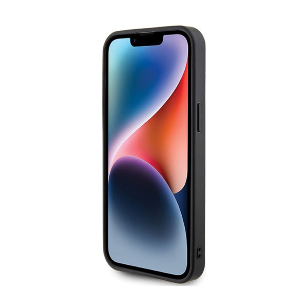 Etui Do iPhone 15 Pro Guess Rhinestone Metal Logo Różowy