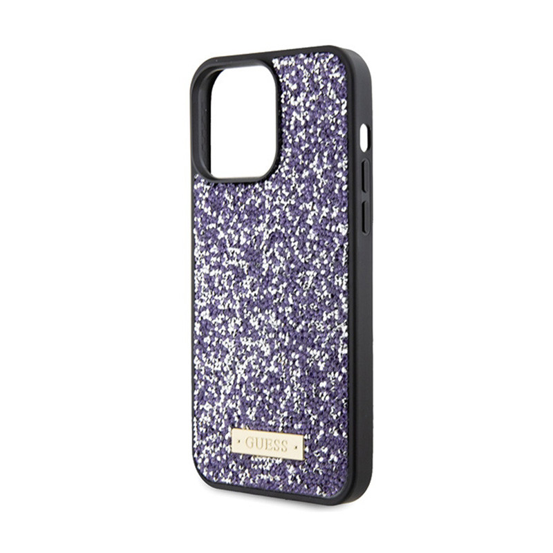 Etui Do iPhone 15 Pro Guess Rhinestone Metal...