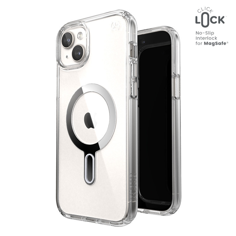 Etui Do iPhone 15 Plus / iPhone 14 Plus Speck Presidio Perfect-Clear Clicklock & MagSafe Przezroczysty