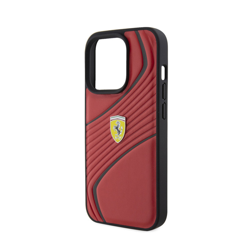 Etui Do iPhone 15 Pro Ferrari Twist Metal Logo...