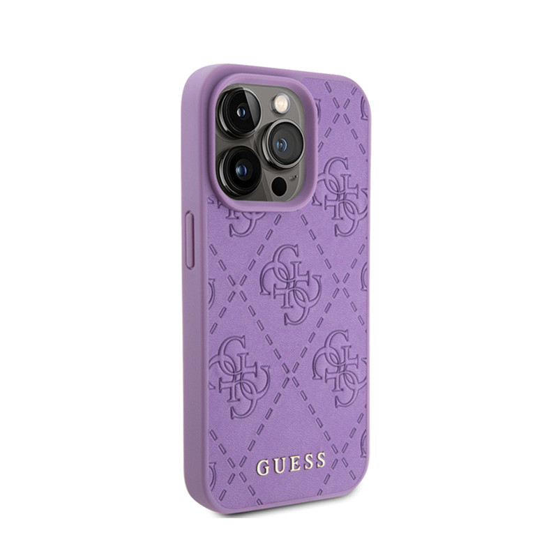Etui Do iPhone 15 Pro Guess Leather 4G Stamped...