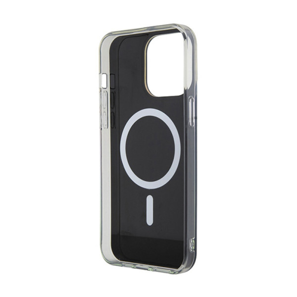Etui Do iPhone 15 Pro Guess Iml Iridescent MagSafe Czarny