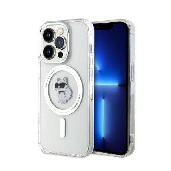 Etui Do iPhone 15 Pro Karl Lagerfeld Iml Choupette MagSafe Przezroczysty