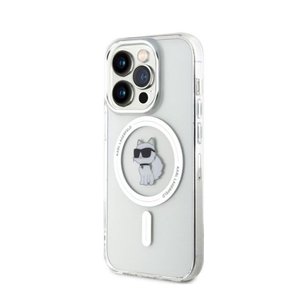 Etui Do iPhone 15 Pro Karl Lagerfeld Iml Choupette MagSafe Przezroczysty