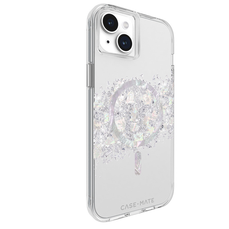 Etui Do iPhone 15 Plus Zdobione Masą Perłową...