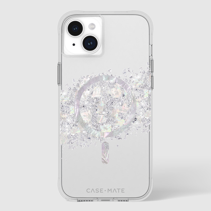 Etui Do iPhone 15 Plus Zdobione Masą Perłową...