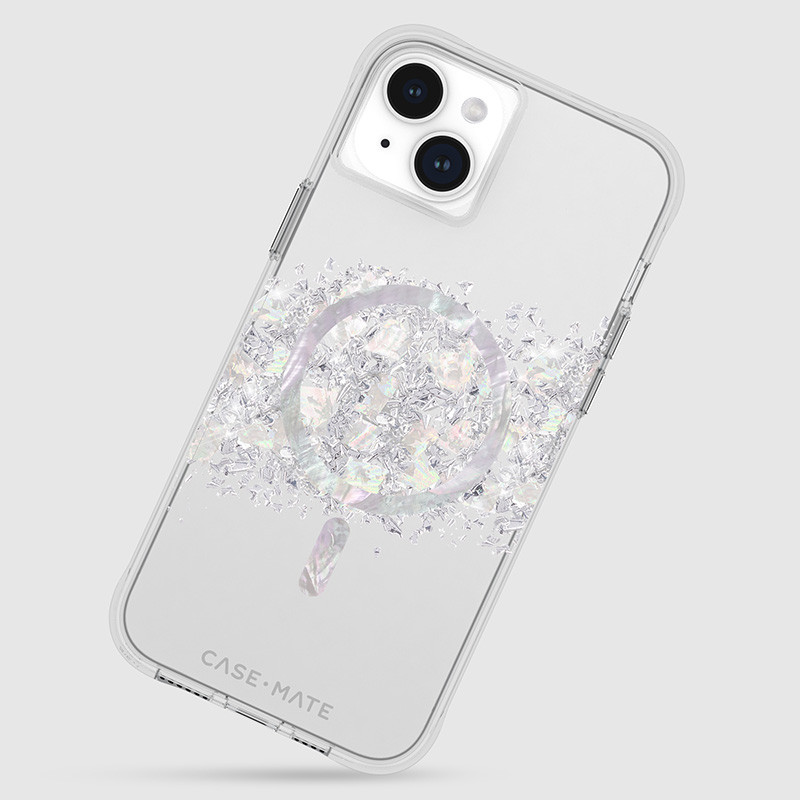 Etui Do iPhone 15 Plus Zdobione Masą Perłową...