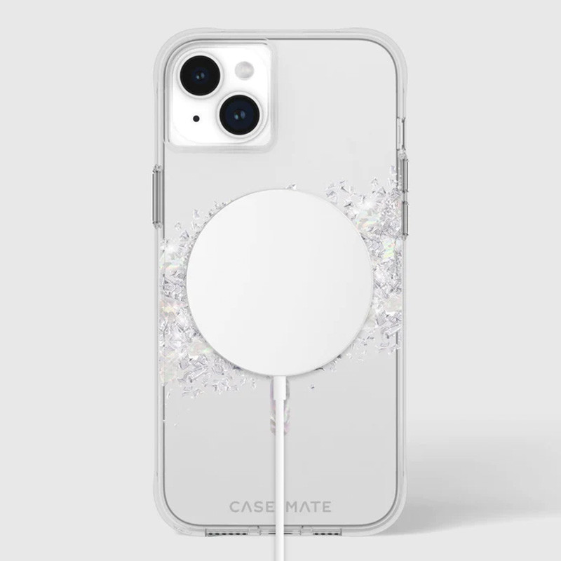 Etui Do iPhone 15 Plus Zdobione Masą Perłową...