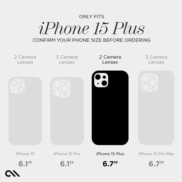 Etui Do iPhone 15 Plus Zdobione Masą Perłową Case-Mate Karat MagSafe Przezroczysty