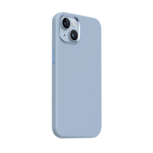 Etui Do iPhone 15 Plus MagSafe Crong Color Cover Lux Magnetic Niebieski