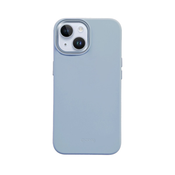 Etui Do iPhone 15 Plus MagSafe Crong Color Cover Lux Magnetic Niebieski