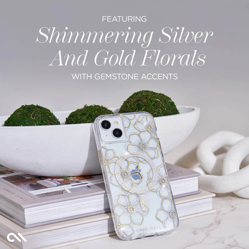 Etui Do iPhone 15 Plus Case-Mate Floral Gems...