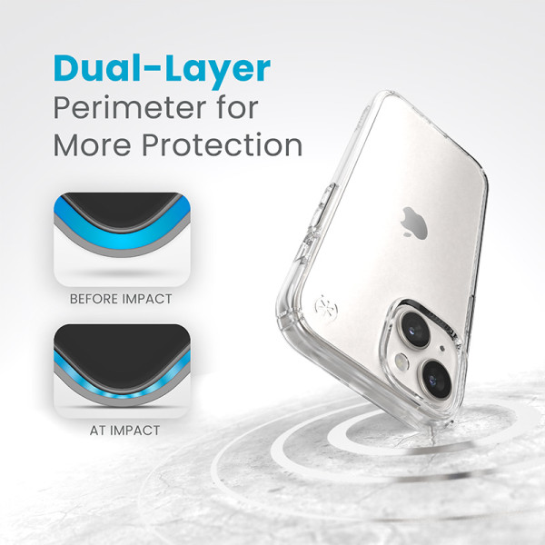 Etui Do iPhone 15 / iPhone 14 / iPhone 13 Speck Presidio Perfect-Clear Przezroczysty