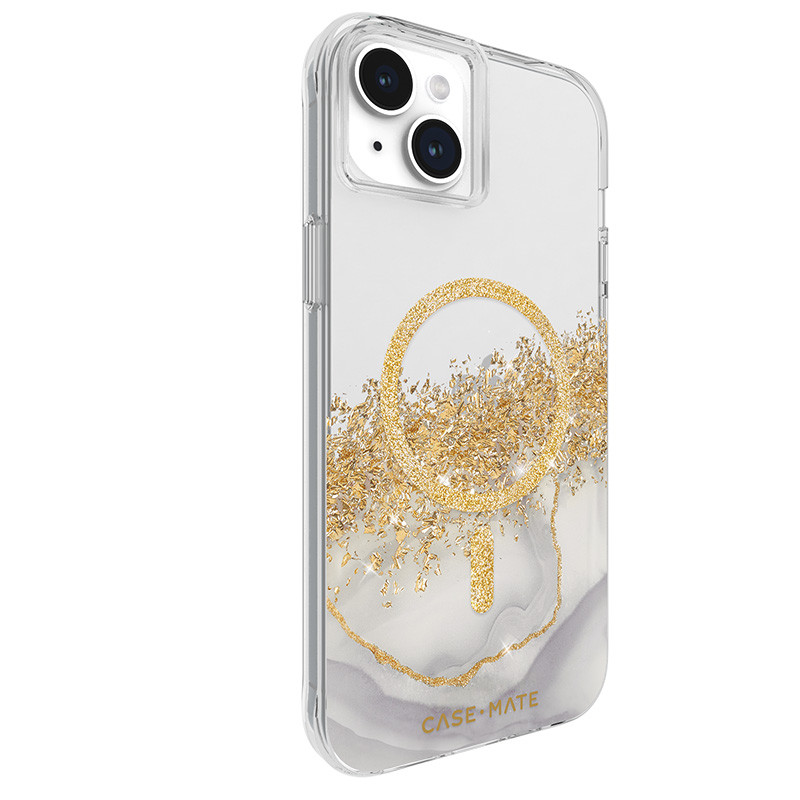 Etui Do iPhone 15 Plus Zdobione Złotem...