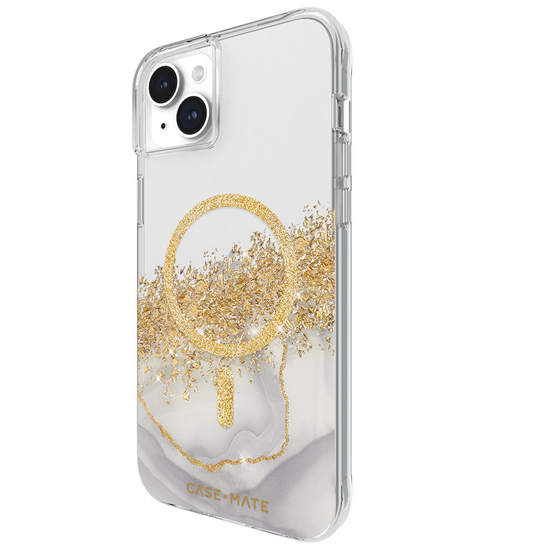 Etui Do iPhone 15 Plus Zdobione Złotem...