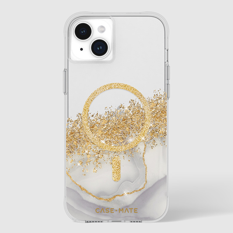 Etui Do iPhone 15 Plus Zdobione Złotem...