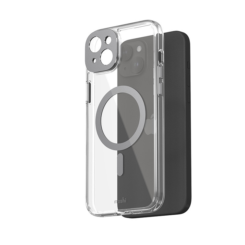 Etui Do iPhone 15 Plus Moshi Iglaze MagSafe Szary