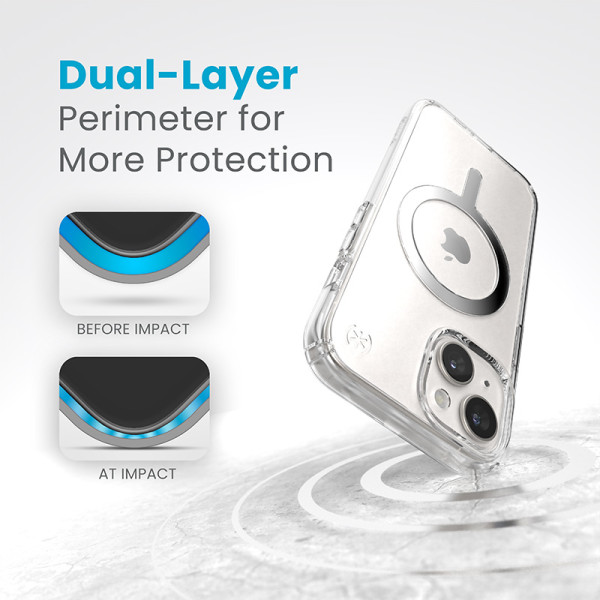 Etui Do iPhone 15 / iPhone 14 / iPhone 13 Speck Presidio Perfect-Clear MagSafe Przezroczysty