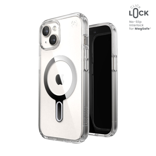 Etui Do iPhone 15 / iPhone 14 / iPhone 13 Speck Presidio Perfect-Clear Clicklock & MagSafe Przezroczysty